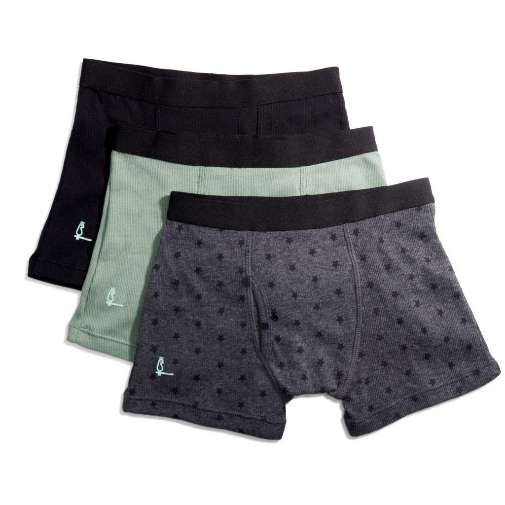 Boys Ribbed Boxer