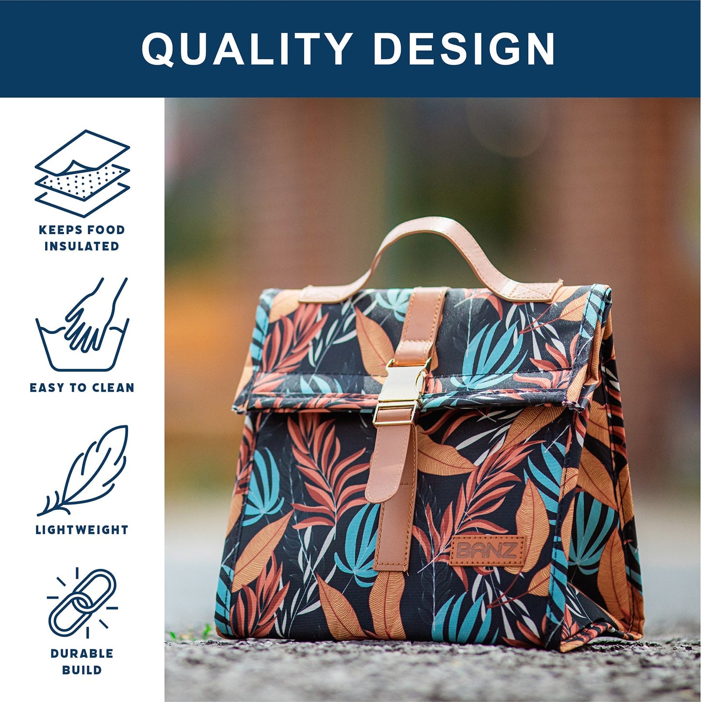 Insulated Lunch Cooler Bag