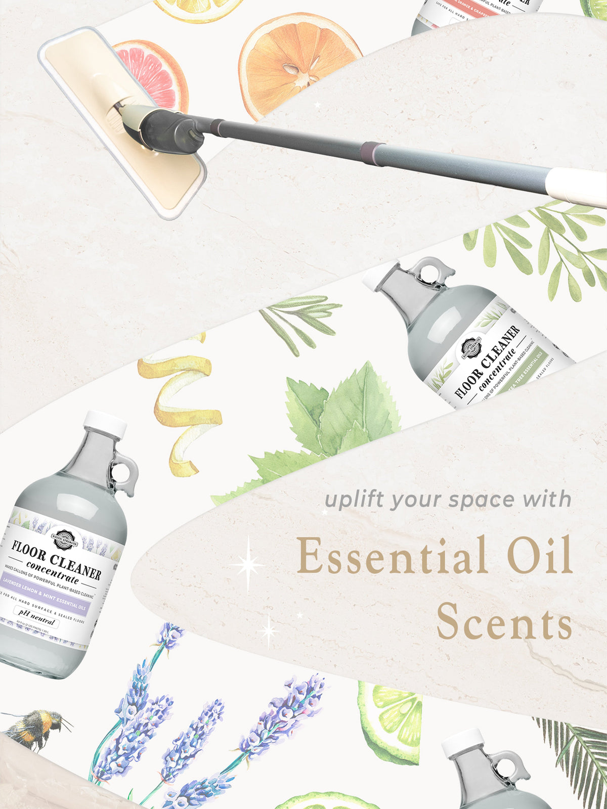 Floor Cleaner Concentrate | Lemon, Lime, Orange & Grapefruit