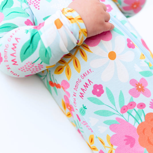 The Second-Skin Footie | Flower Power | "You're Doing Great, Mama"
