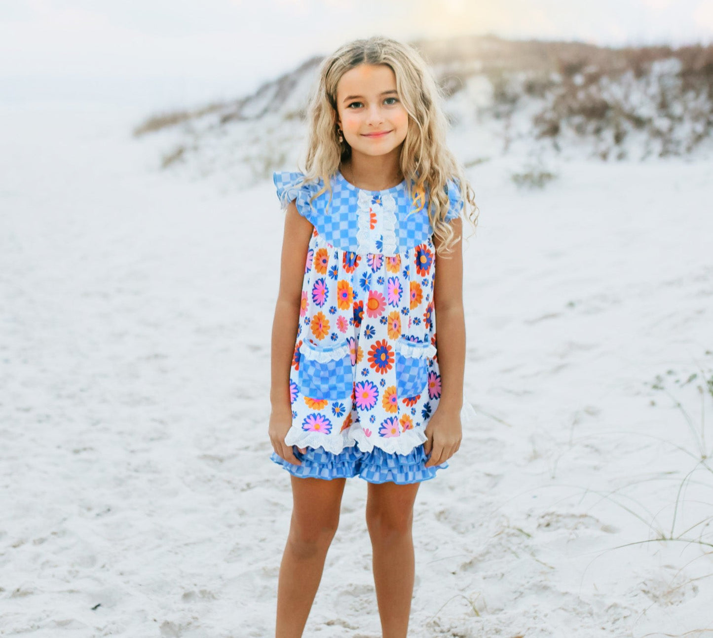 Flower Power Short Set