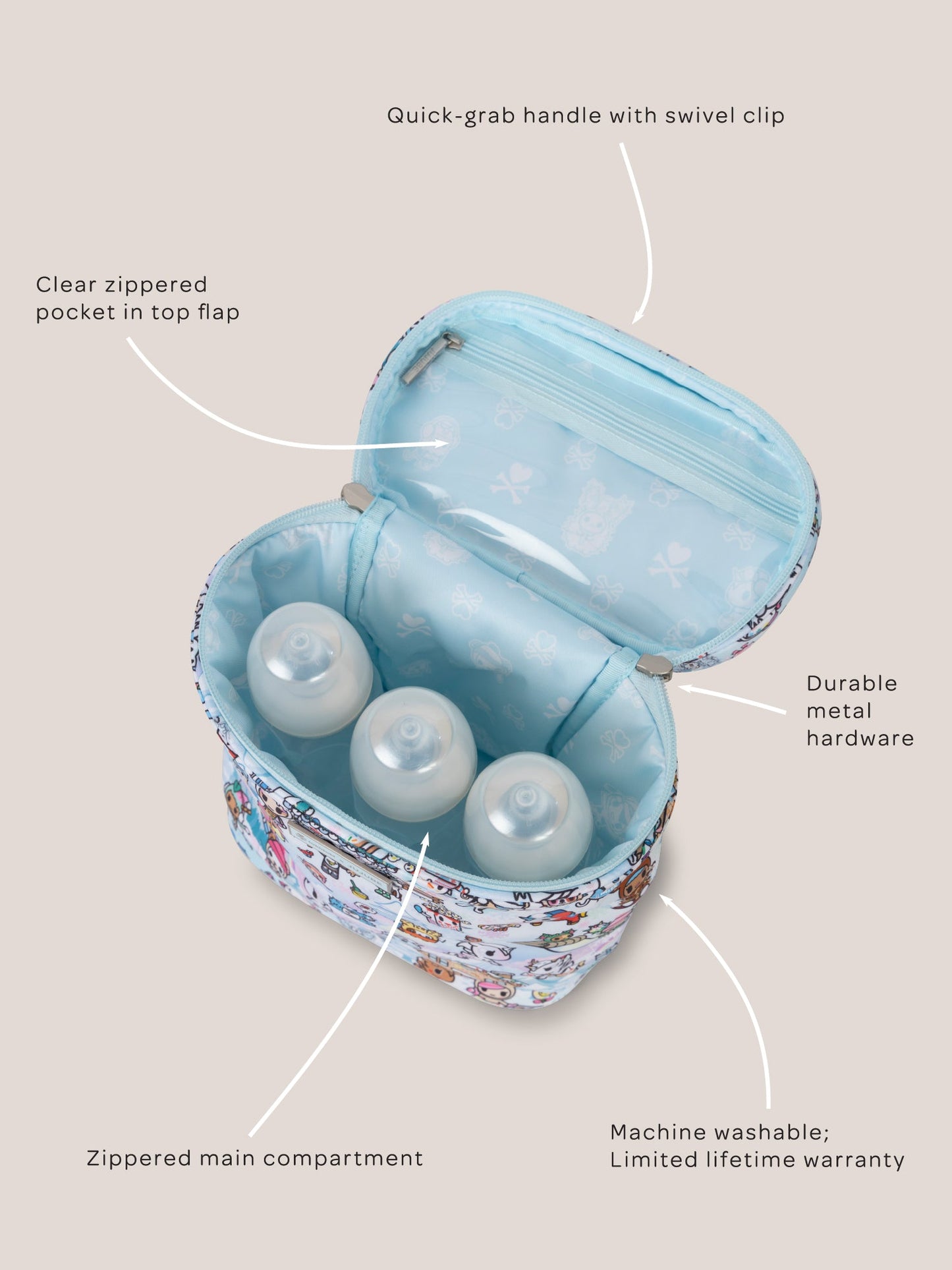 tokidoki Snow Day Fuel Cell Insulated Bag — Ice Blue