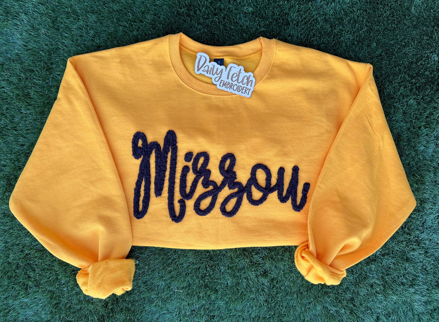 MU Yarn Embroidered Sweatshirt