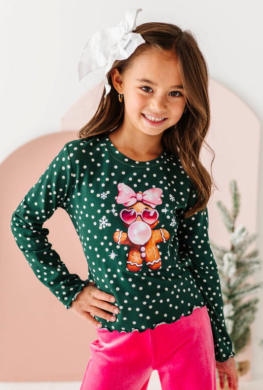 Bubblegum Gingerbread | Bamboo Long Sleeve Shirt