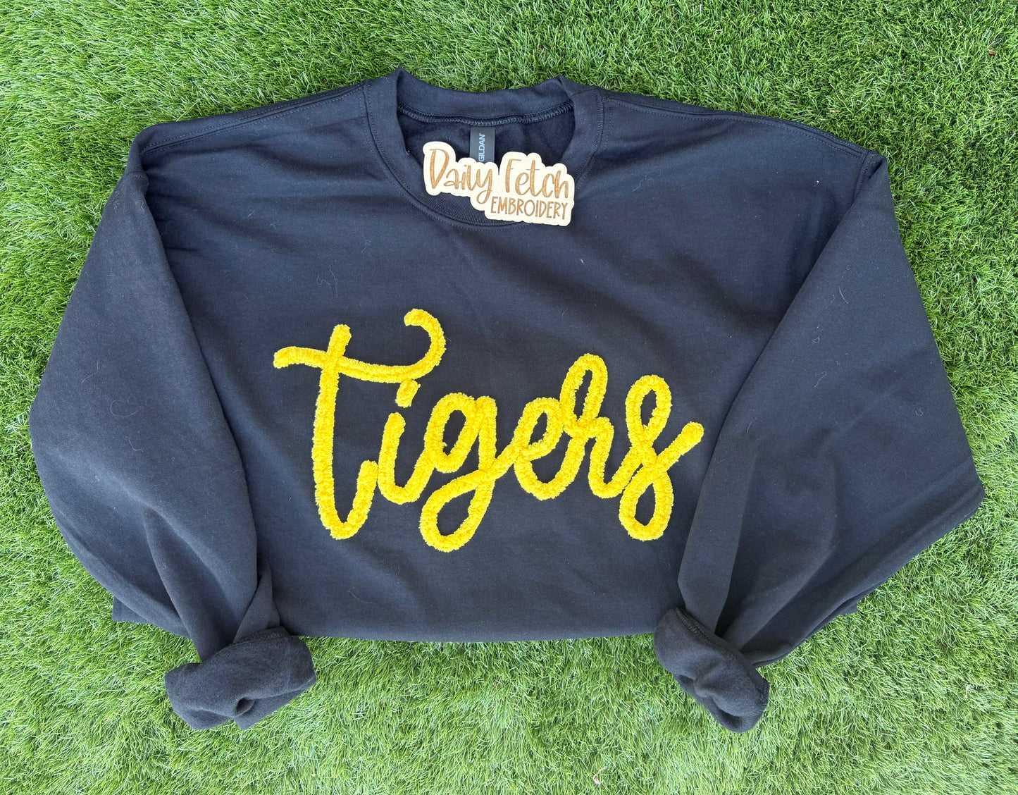 Tigers 2 Yarn Embroidered Sweatshirt