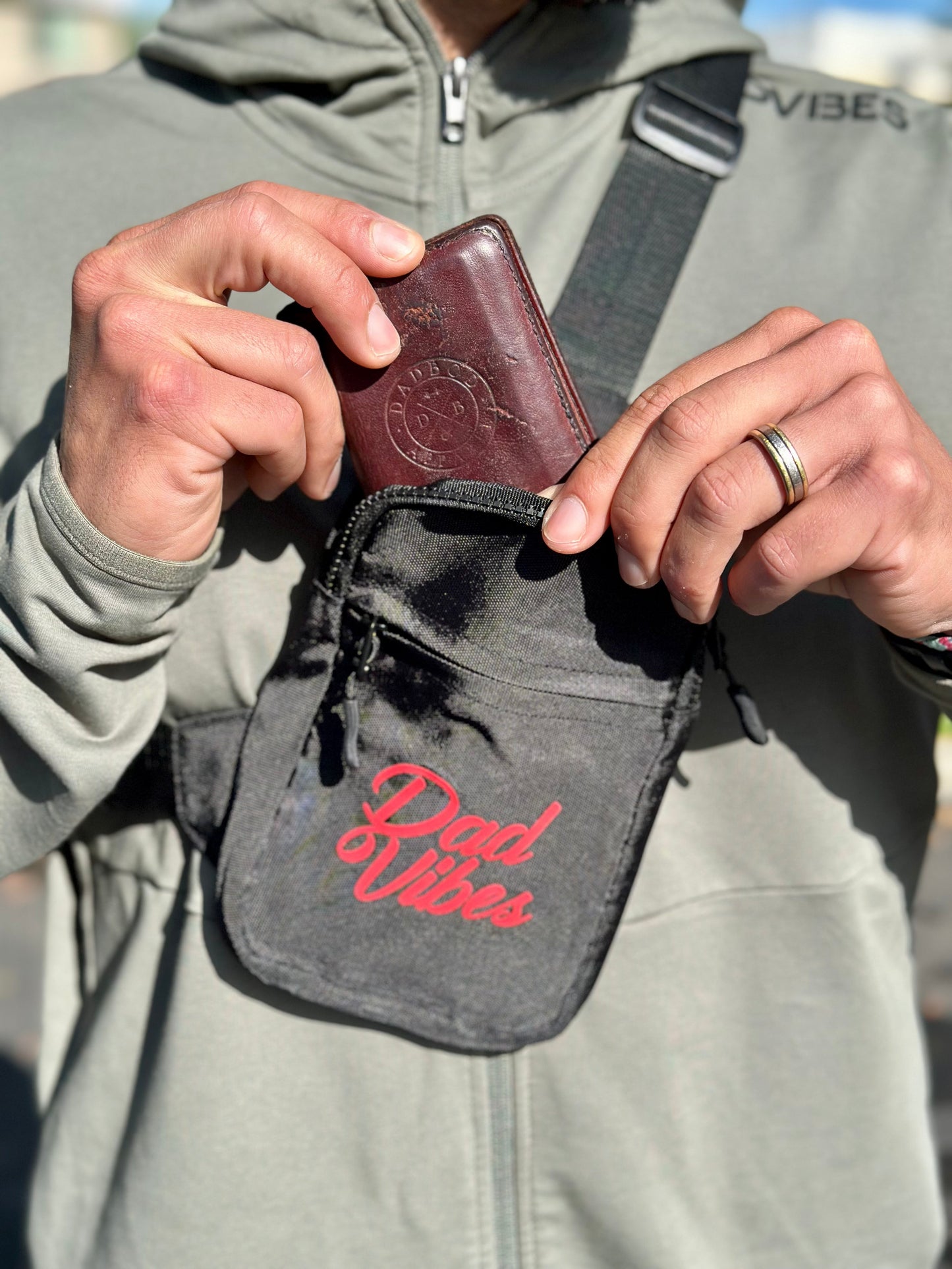 Dadbod Logo Cross Body Bag