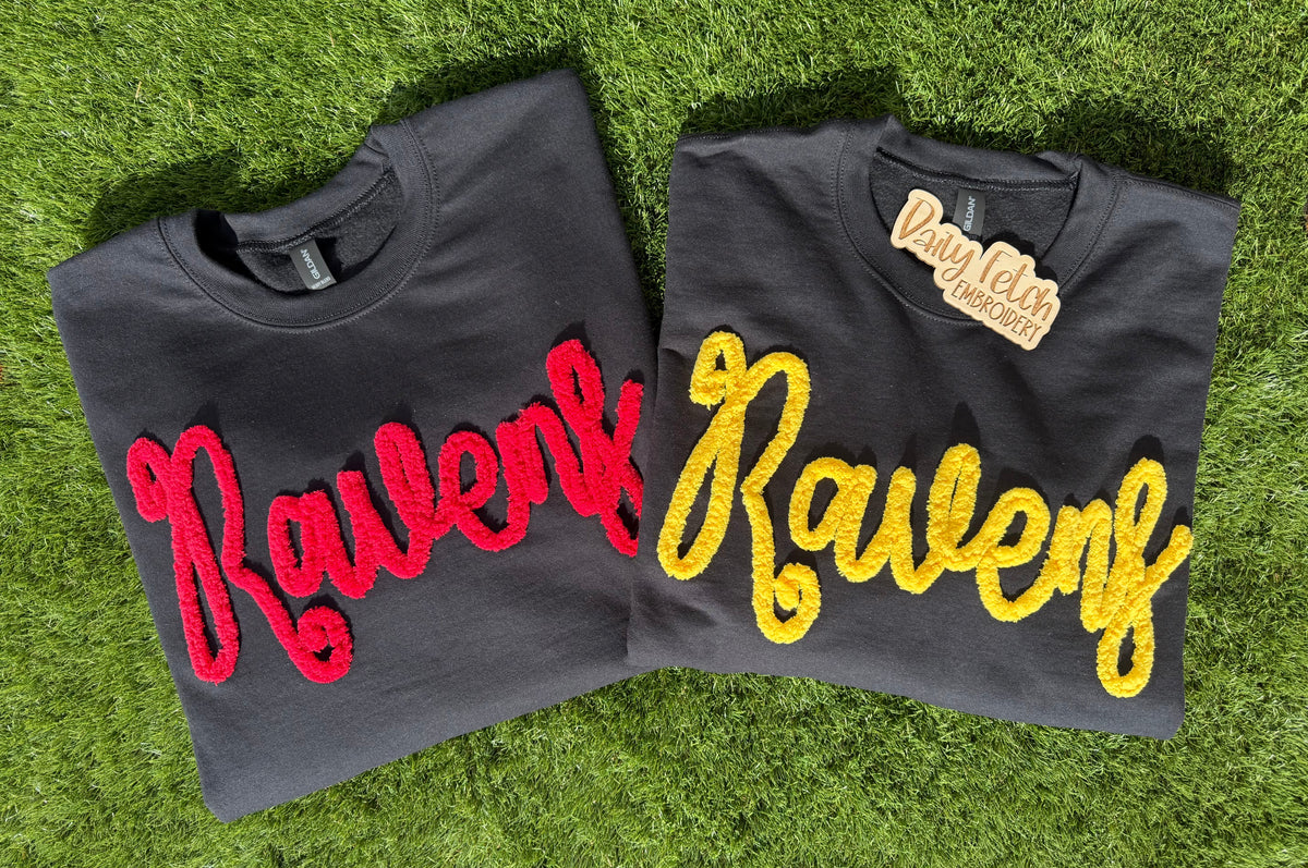 Ravens Embroidered Sweatshirt
