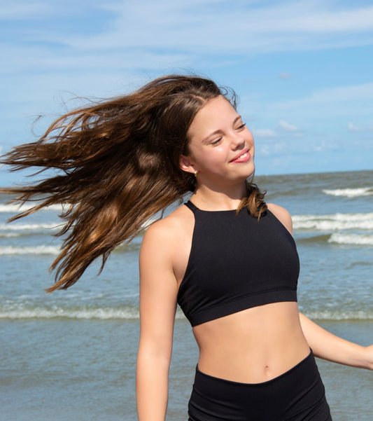Lagoon Bra Top - Black
