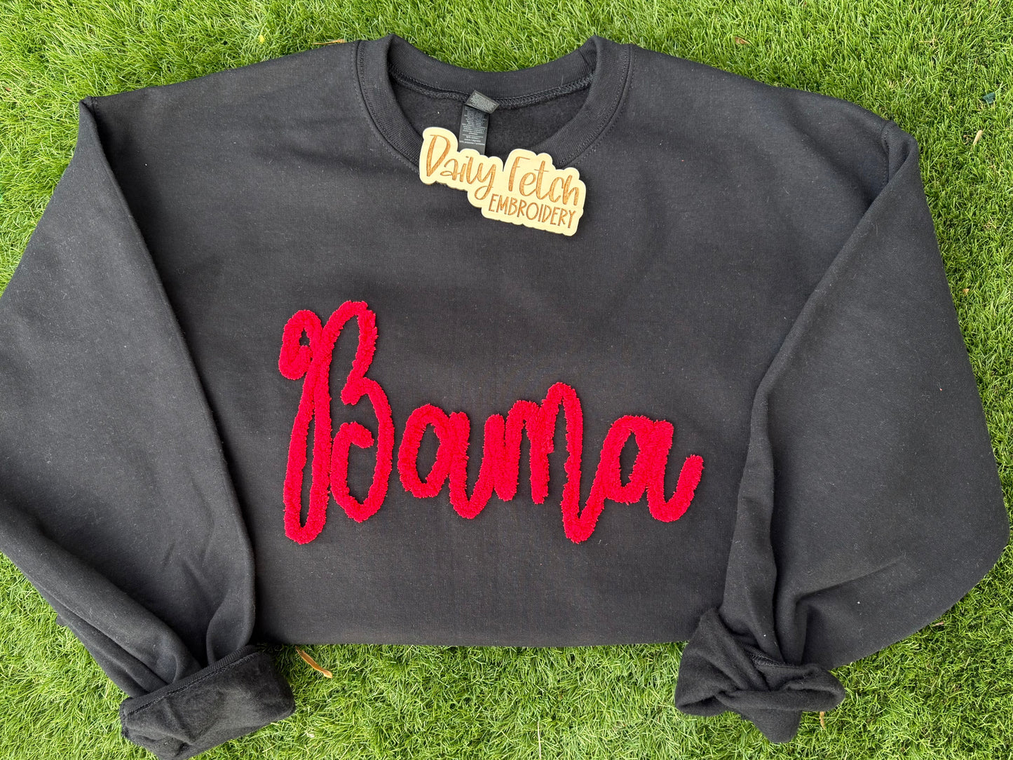 Bama Yarn Embroidered Sweatshirt