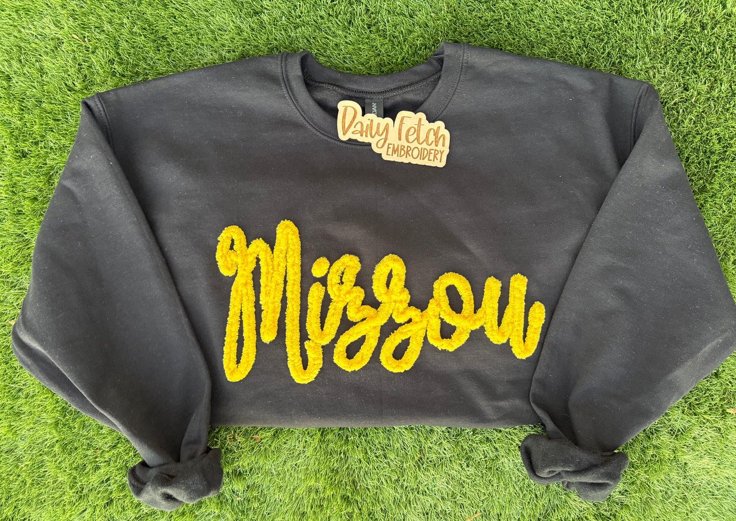 MU Yarn Embroidered Sweatshirt