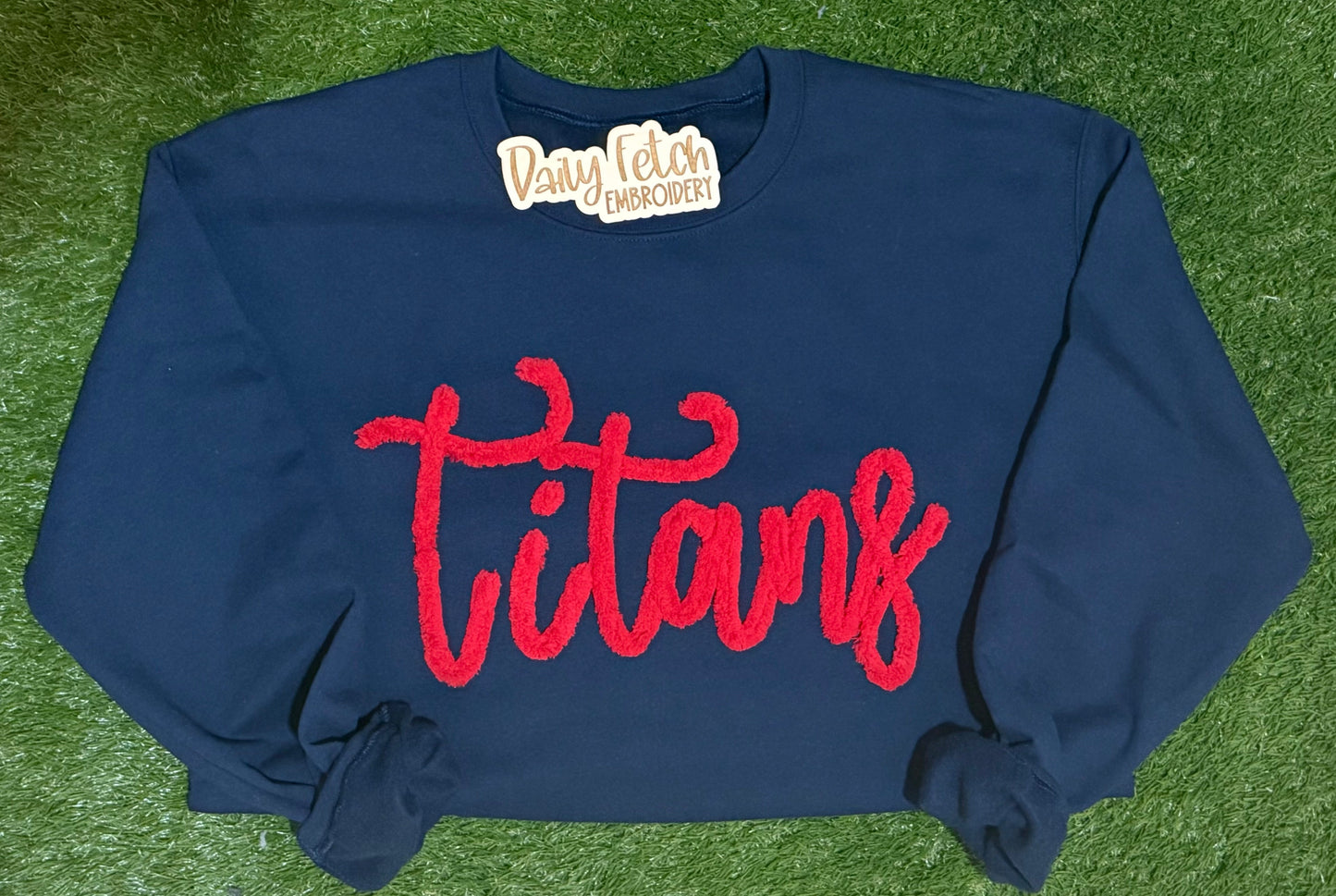 Titans Yarn Embroidered Sweatshirt