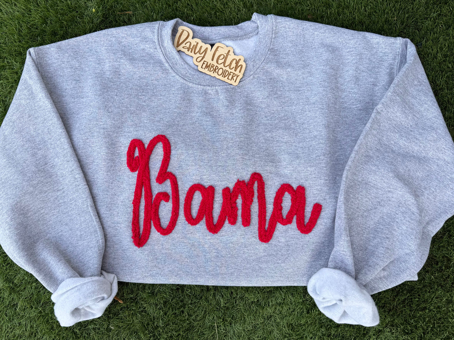 Bama Yarn Embroidered Sweatshirt