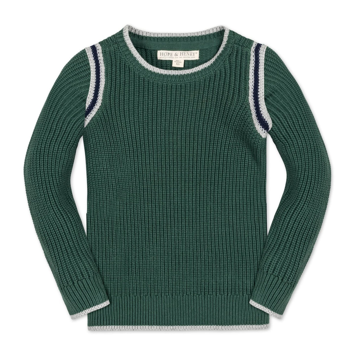 Organic Sporty Crew Neck Sweater