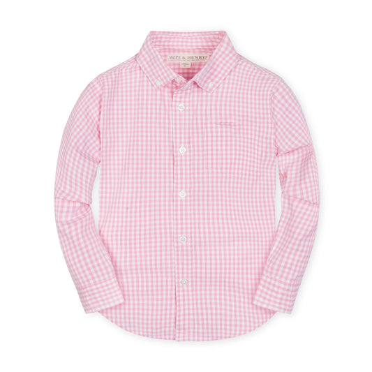 Stretch Organic Poplin Button Down Shirt