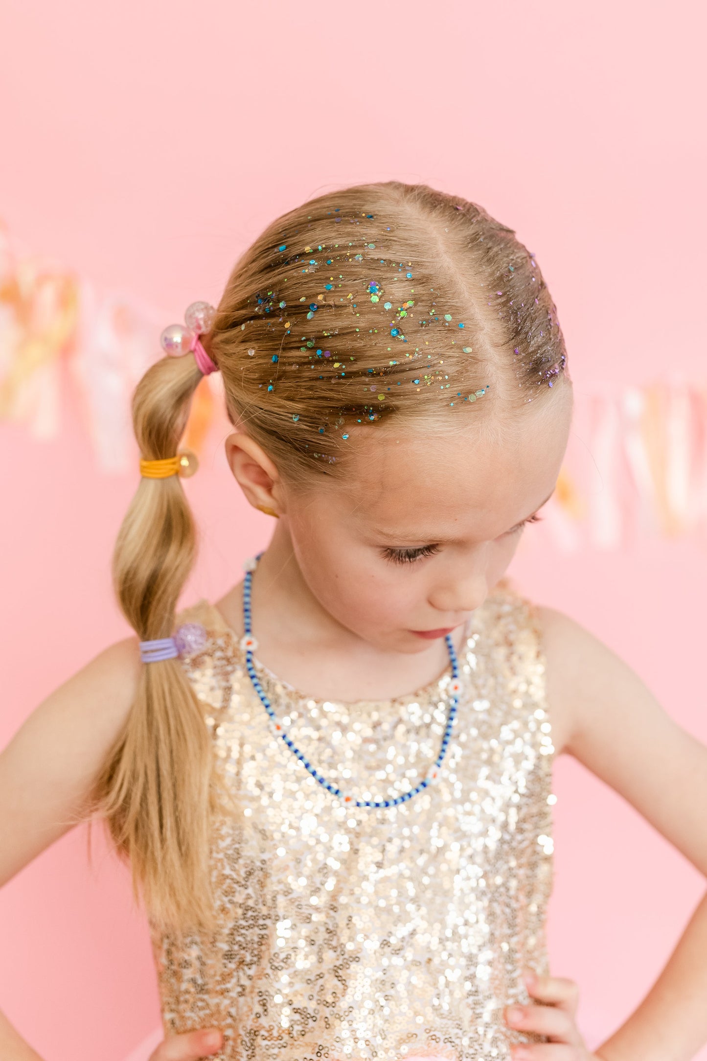 Blue Hair Glitter