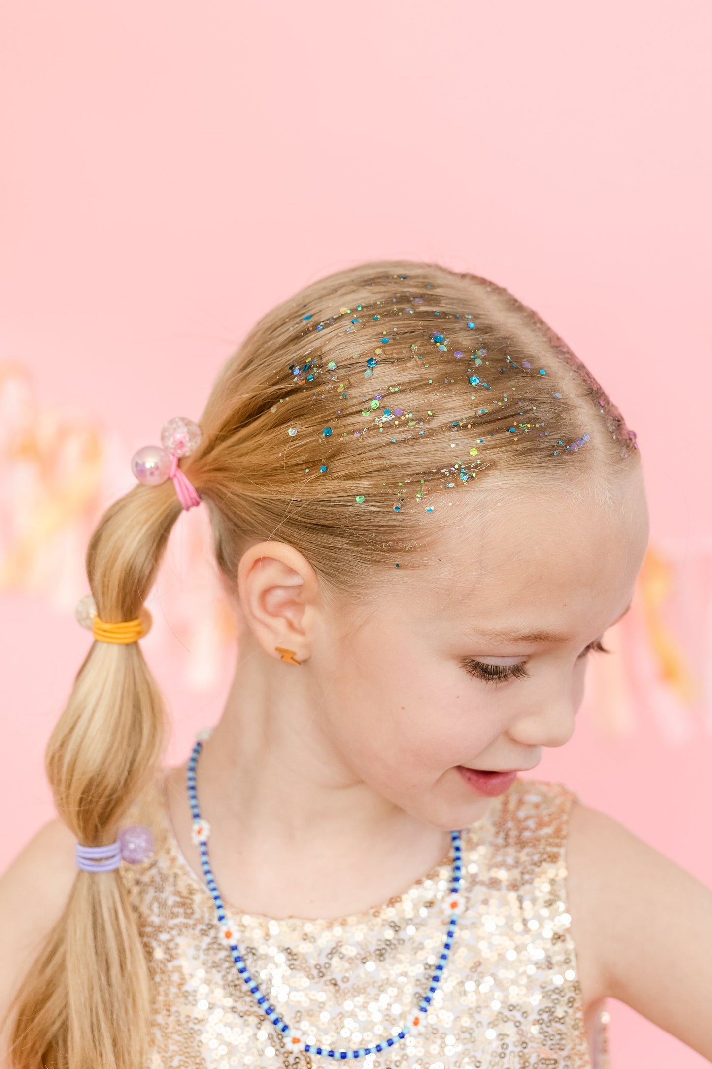 Blue Hair Glitter