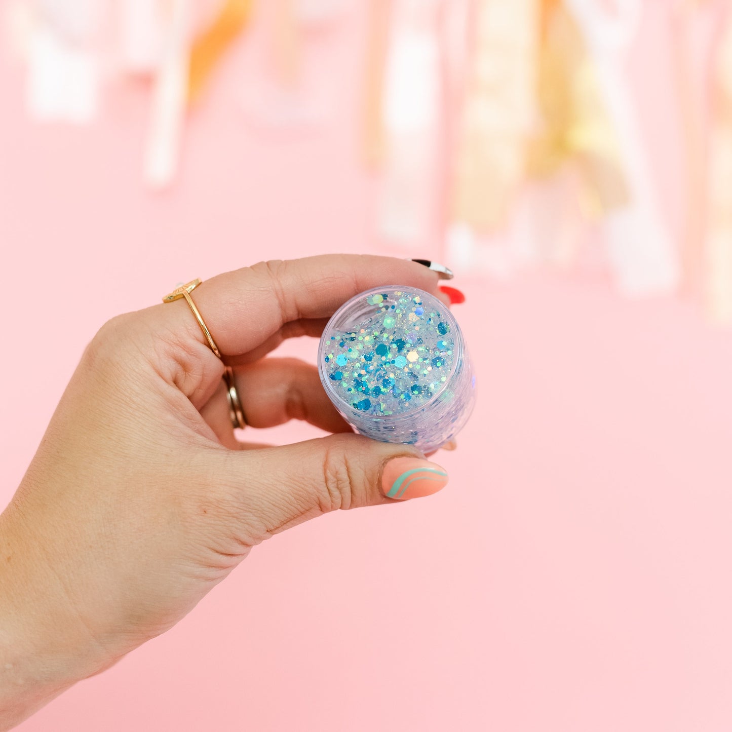 Blue Hair Glitter