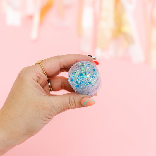 Blue Hair Glitter