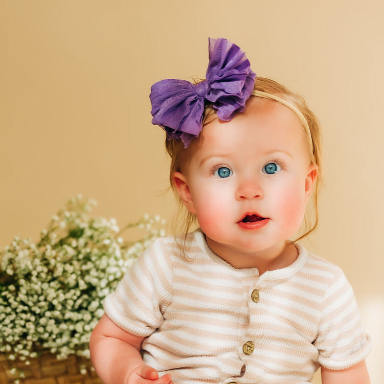 Purple Bubble Bow