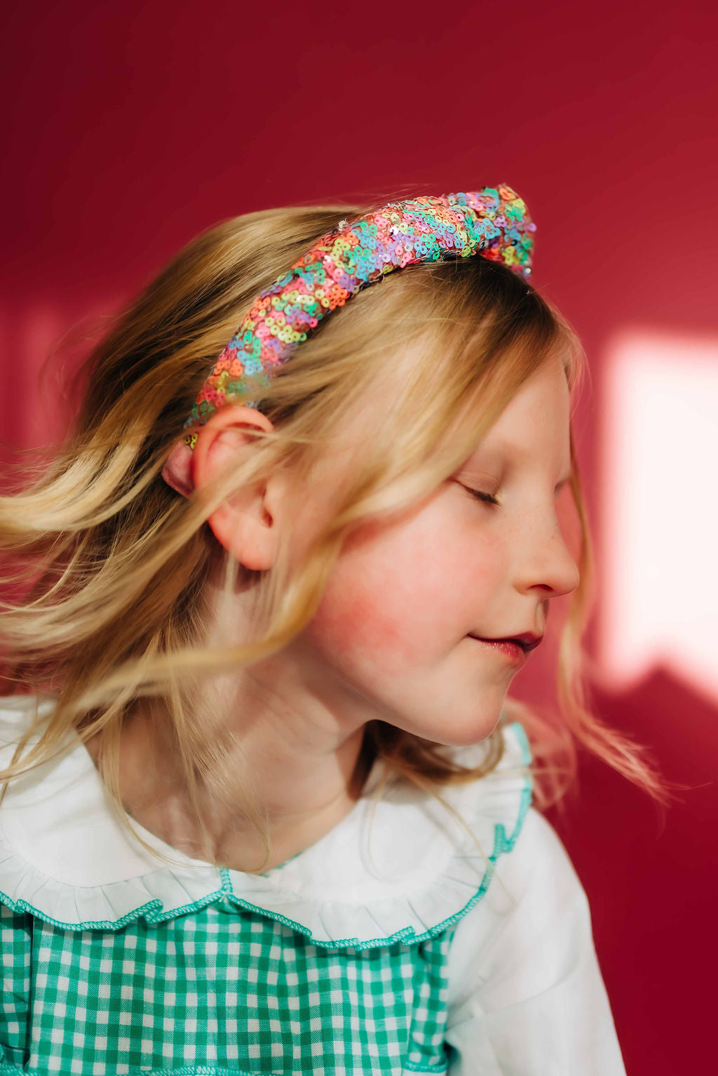 Multicolor Sequin Headband