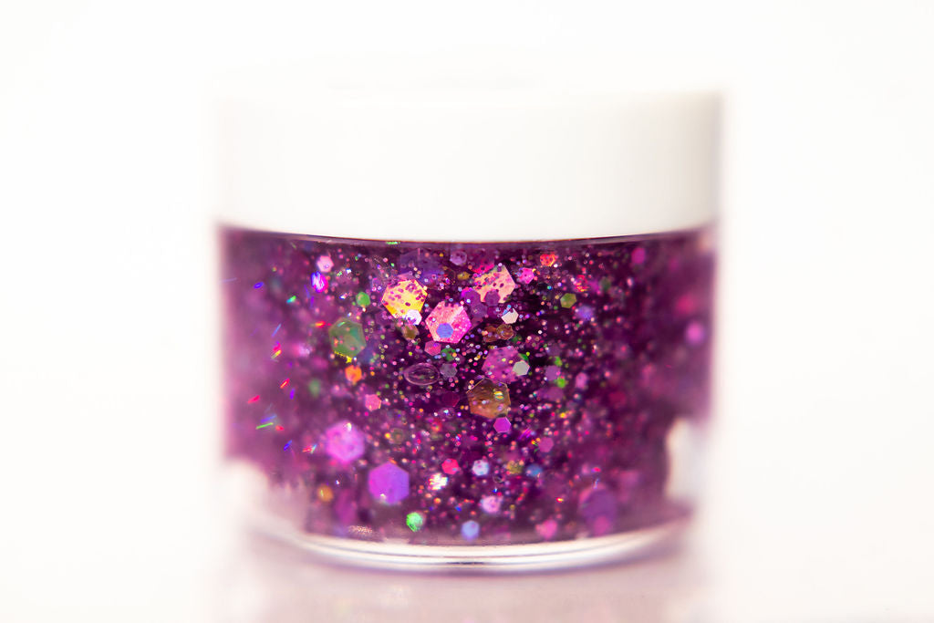 Purple Hair Glitter