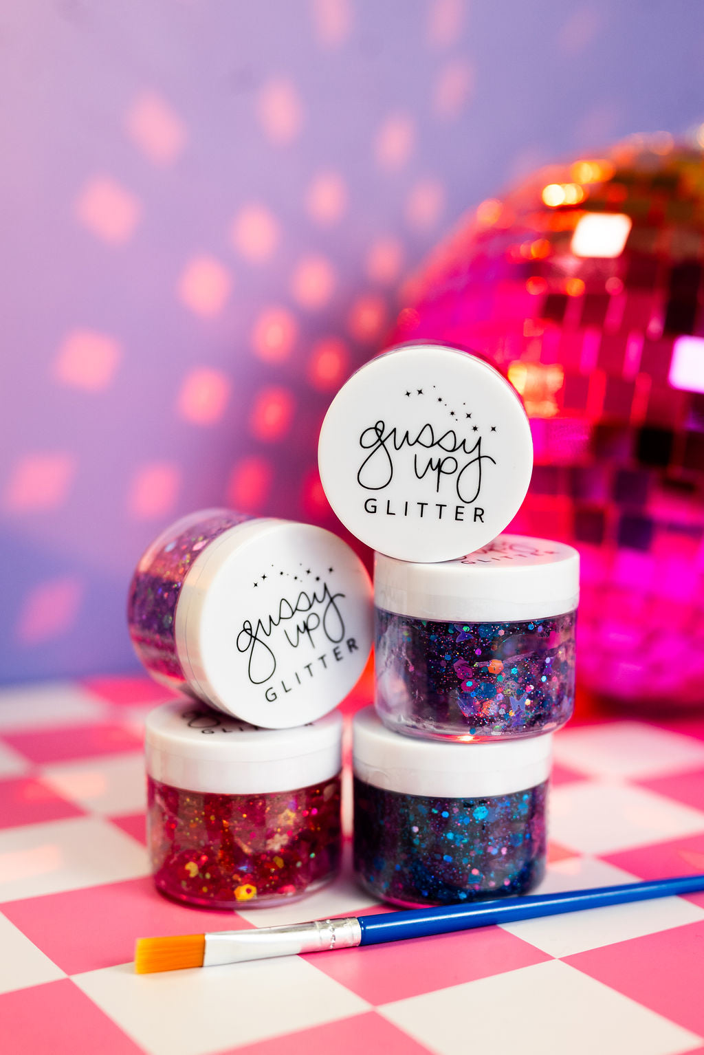 Bright Pink Hair Glitter