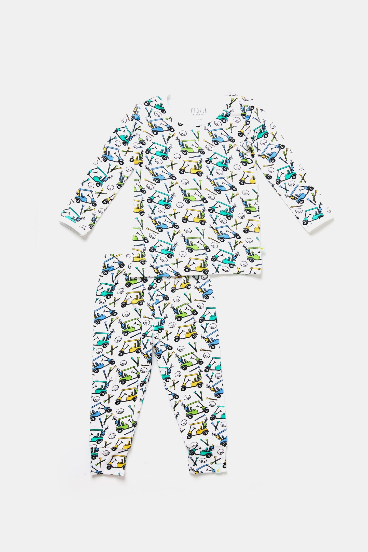 Long Sleeve Pajama Set - Golf