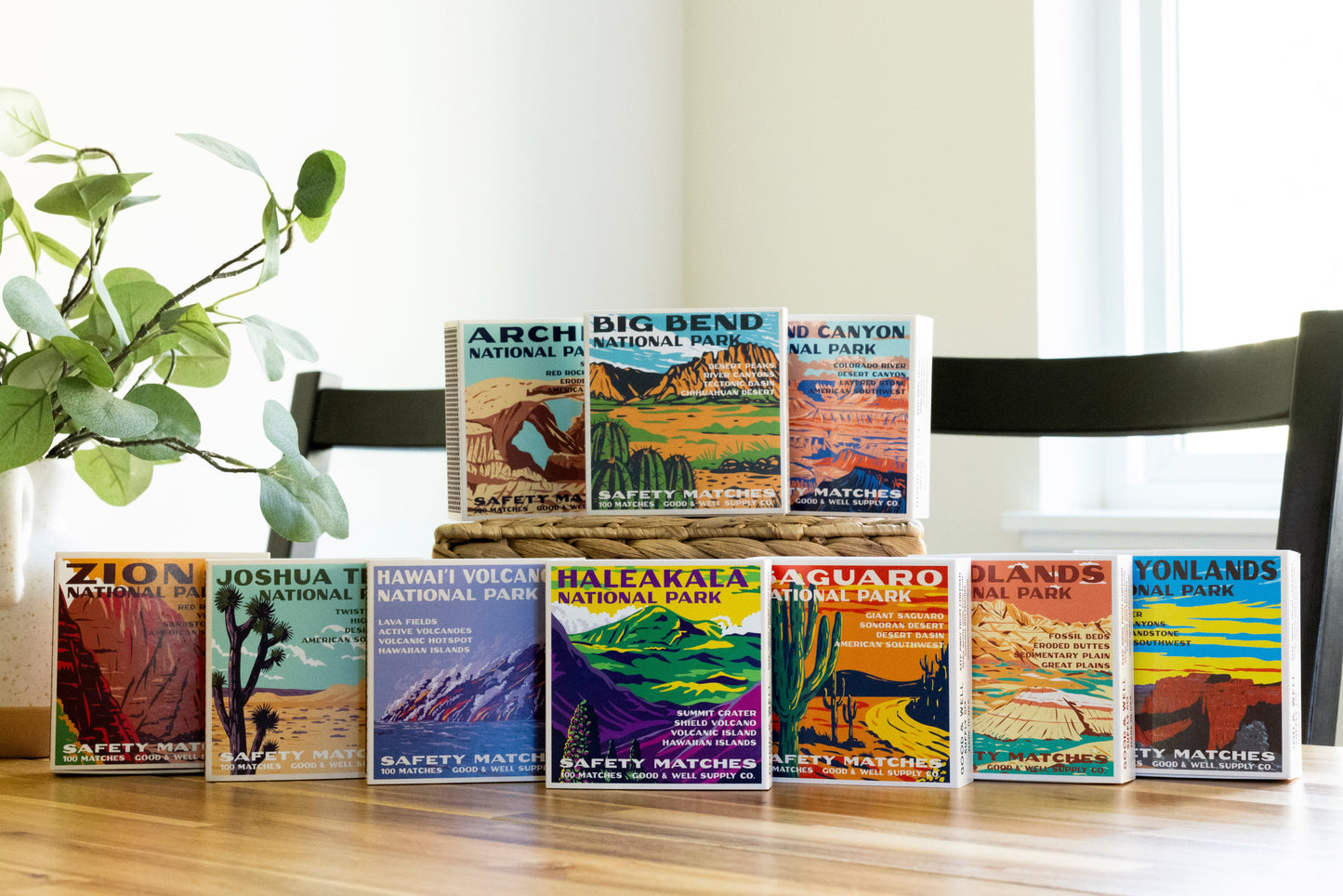 Haleakala Vintage National Park Cabin Matches