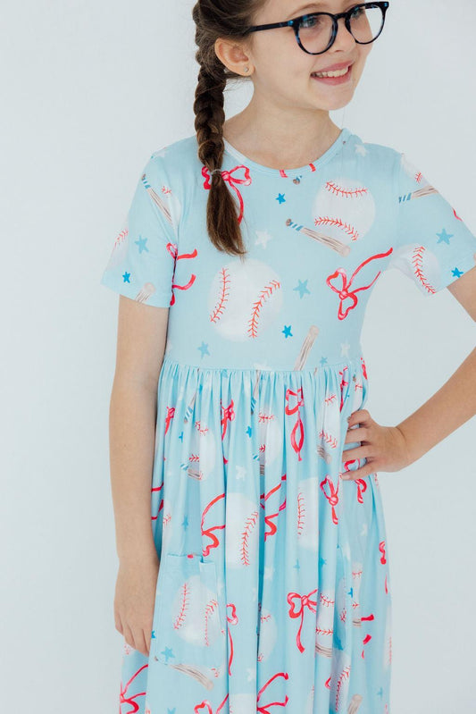 Grand Slam Glam S/S Pocket Twirl Dress