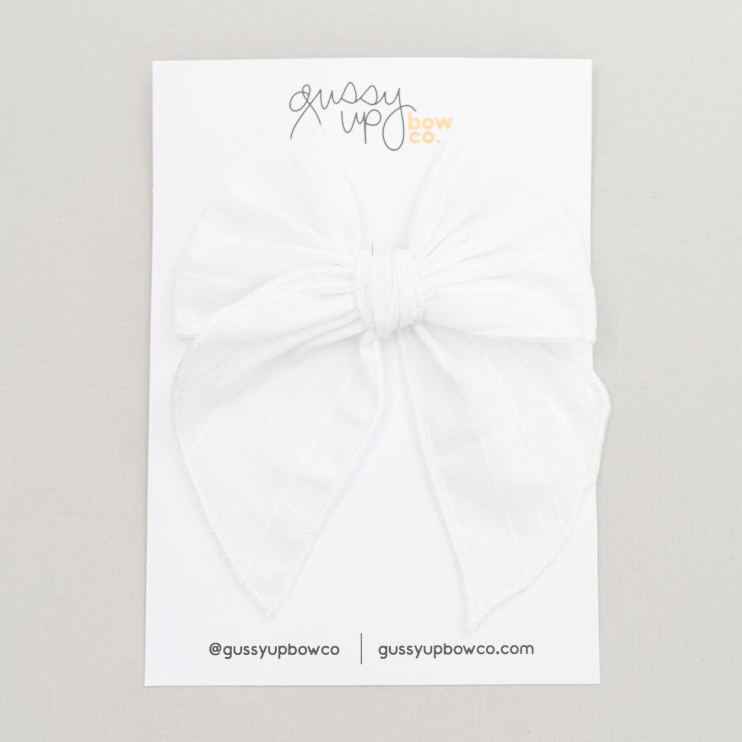 White | Whimsy Bow