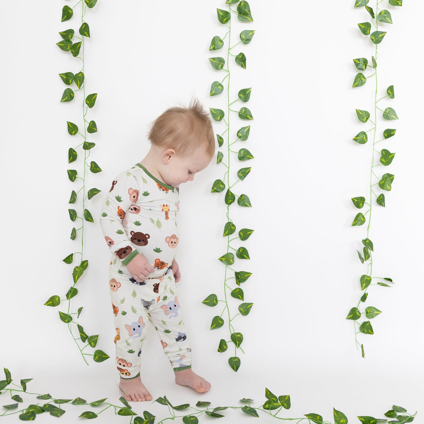 Animals 2pc Long Sleeve Pajamas