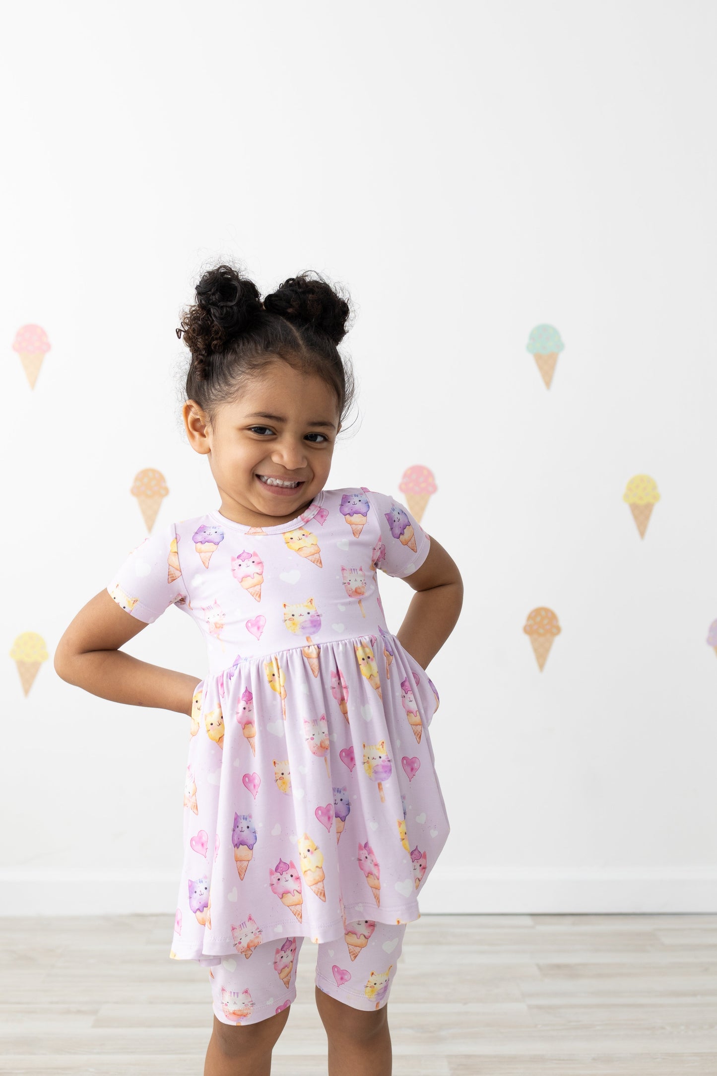 Purrfect Scoops Peplum Set