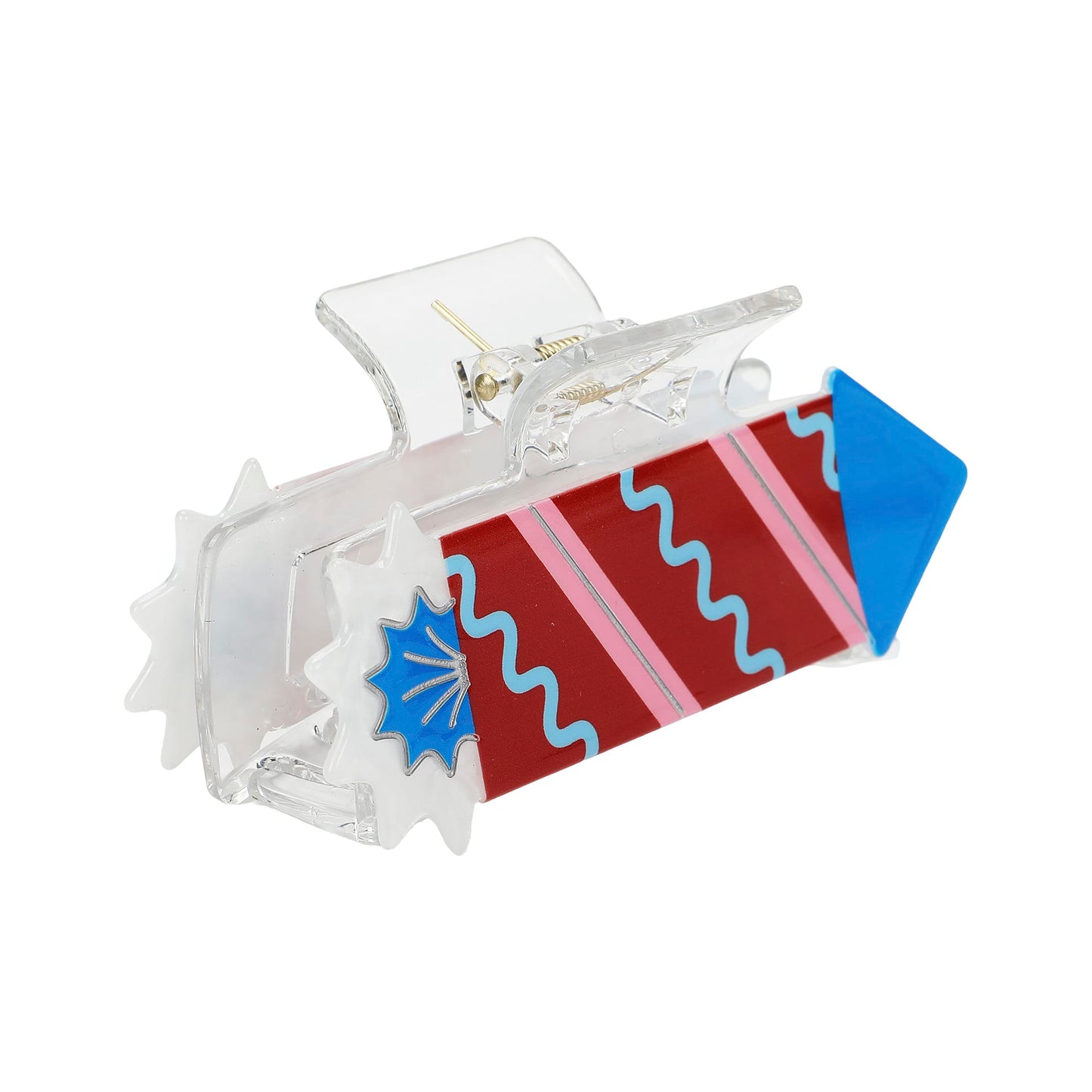 Firework Hair Claw Clip