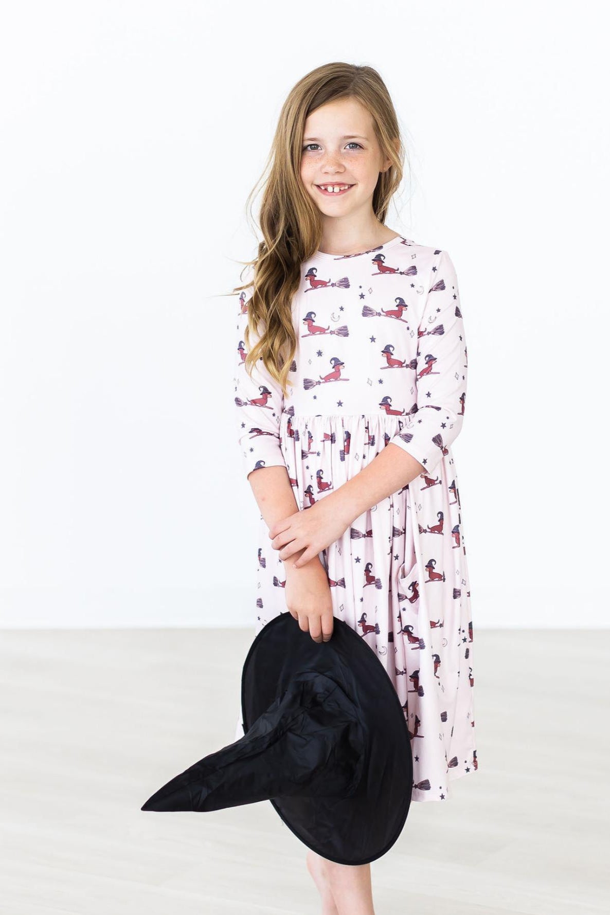 Happy Howl-oween Pocket Twirl Dress