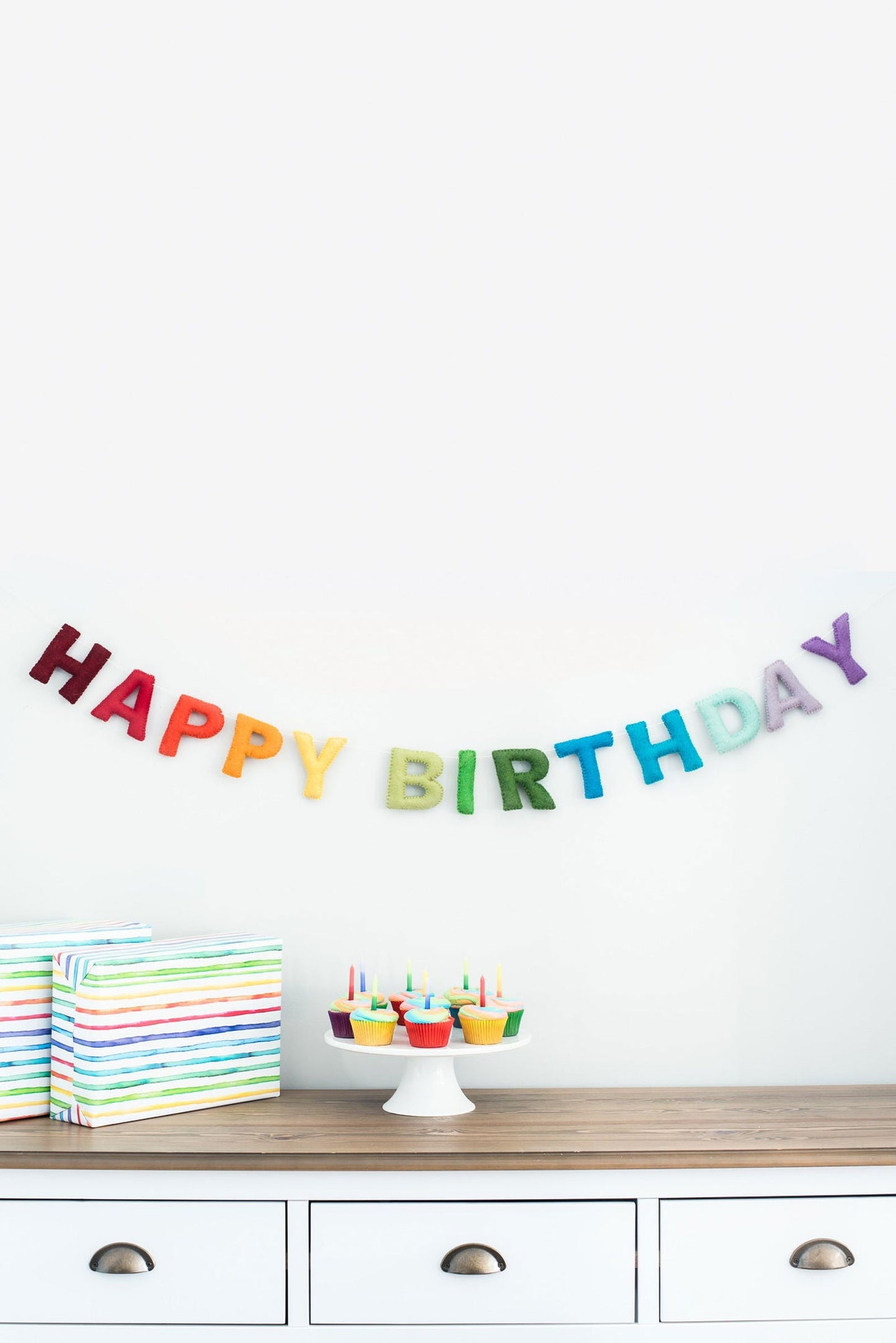 Happy Birthday Banner (Rainbow)