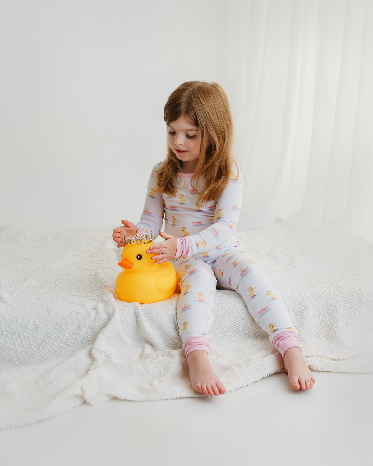 Royal Ducklings Soluna™ Bamboo 2 Piece Pajama Set