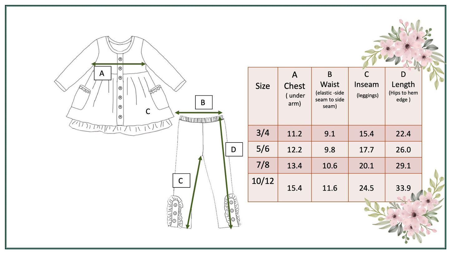 Holiday Plaid Pocket Pant Set