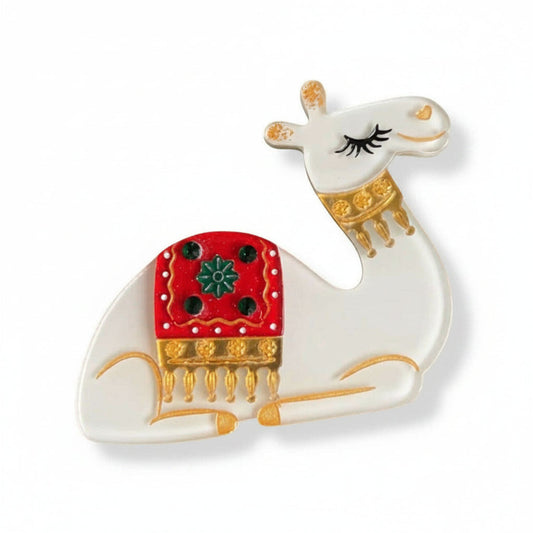 Desert Dreams Camel Brooch by 50's Vintage Dame x Lipstick & Chrome