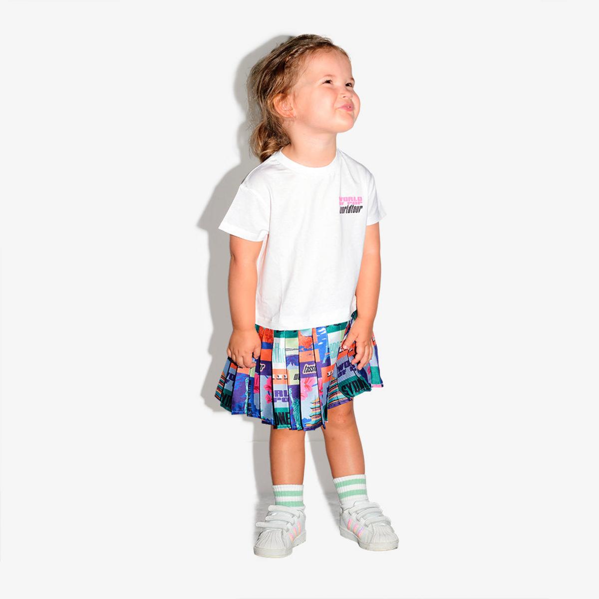 "World Tour" dress for children 2 in 1