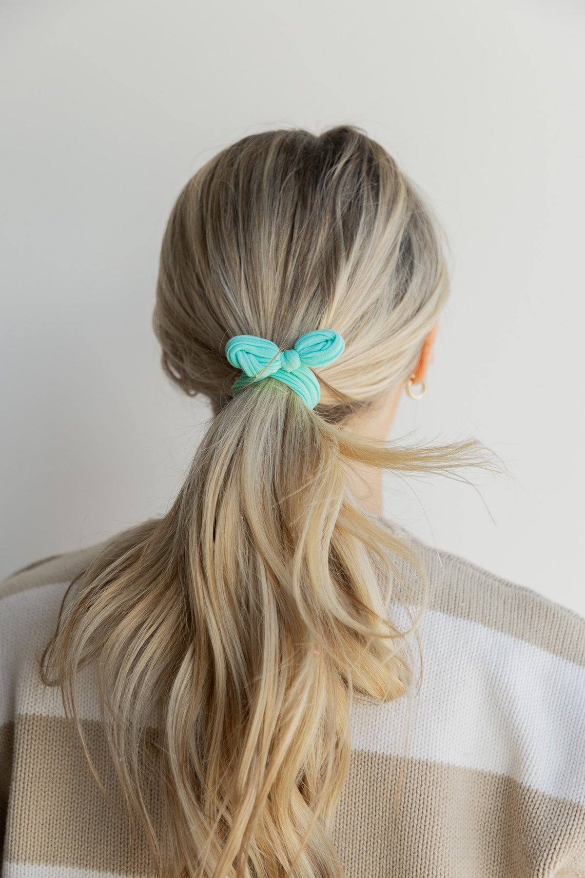 BOW SLICK BACK PONYTAILS (PACK OF 3)