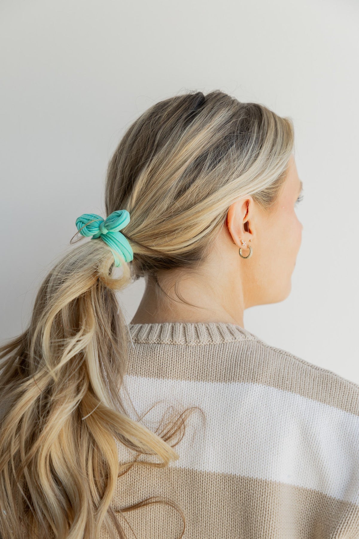 BOW SLICK BACK PONYTAILS (PACK OF 3)