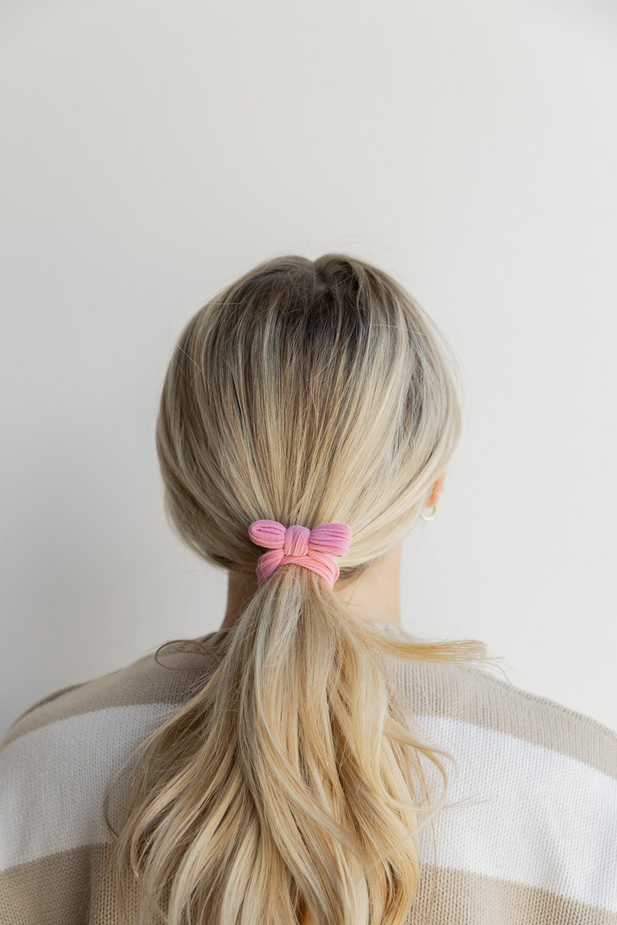 BOW SLICK BACK PONYTAILS (PACK OF 3)