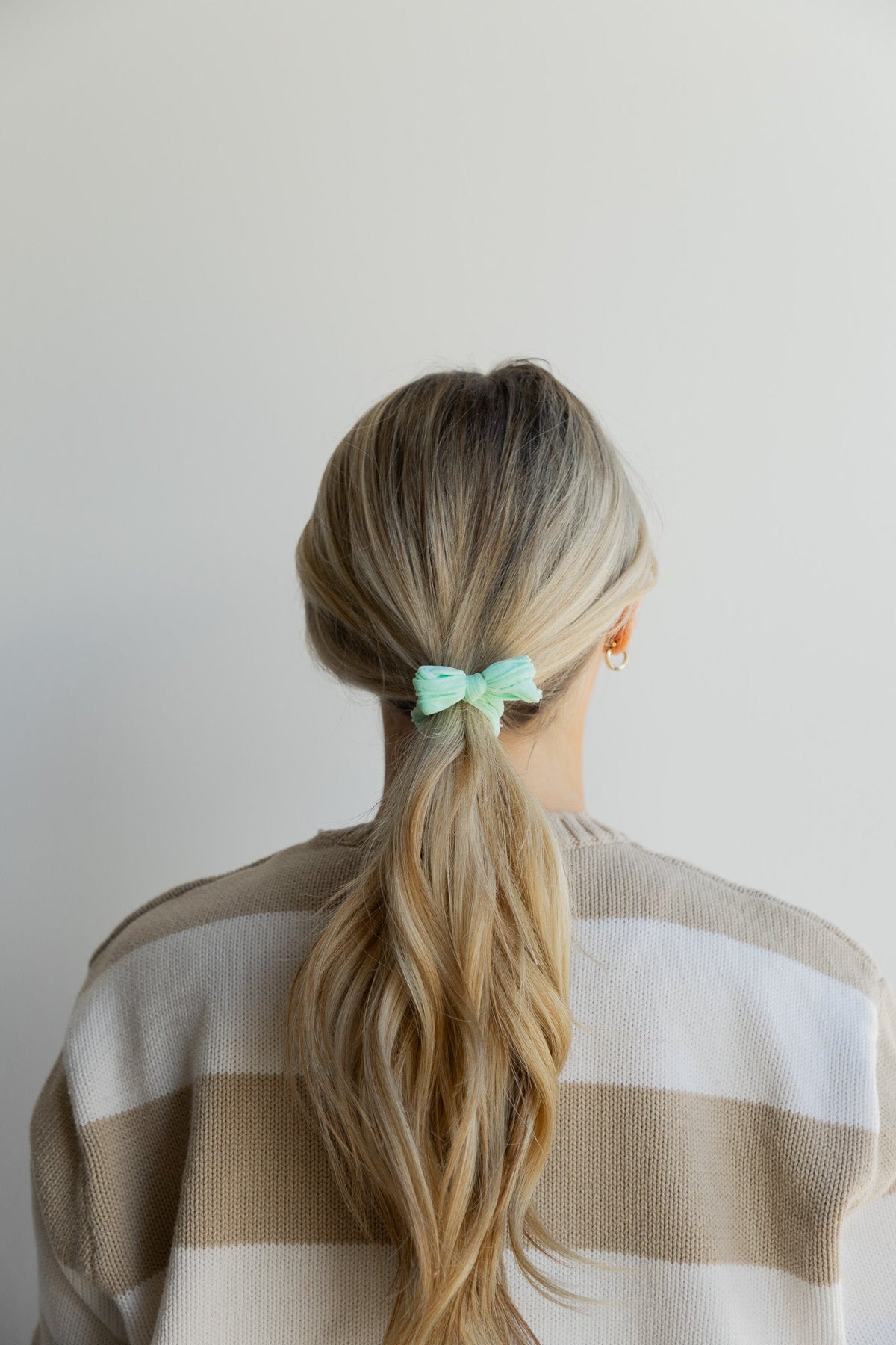BOW SLICK BACK PONYTAILS (PACK OF 3)