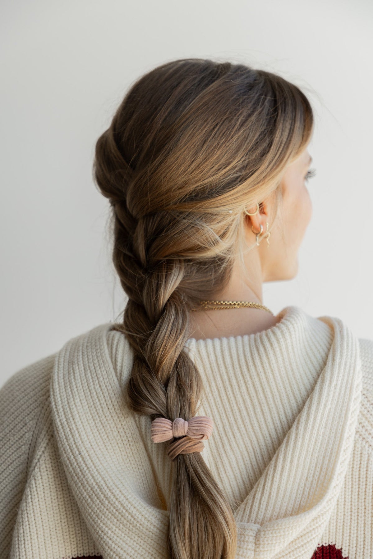 BOW SLICK BACK PONYTAILS (PACK OF 3)
