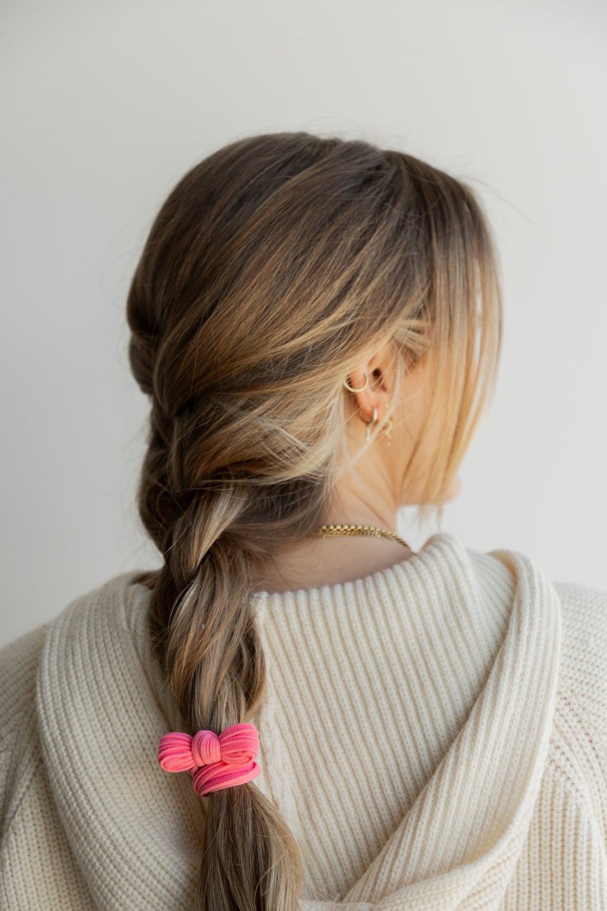 BOW SLICK BACK PONYTAILS (PACK OF 3)