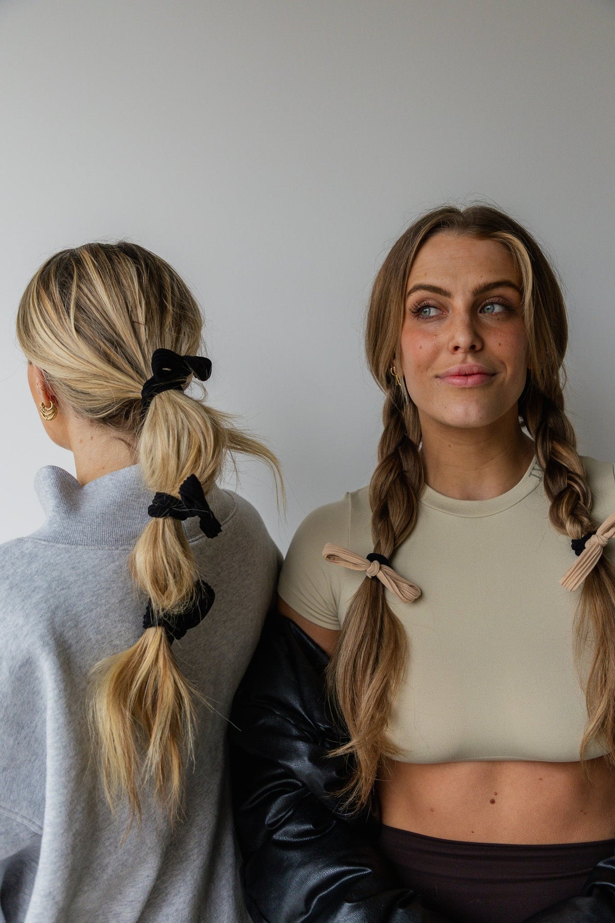 OVERSIZED BOW SLICK BACK PONYTAILS (PACK OF 3)