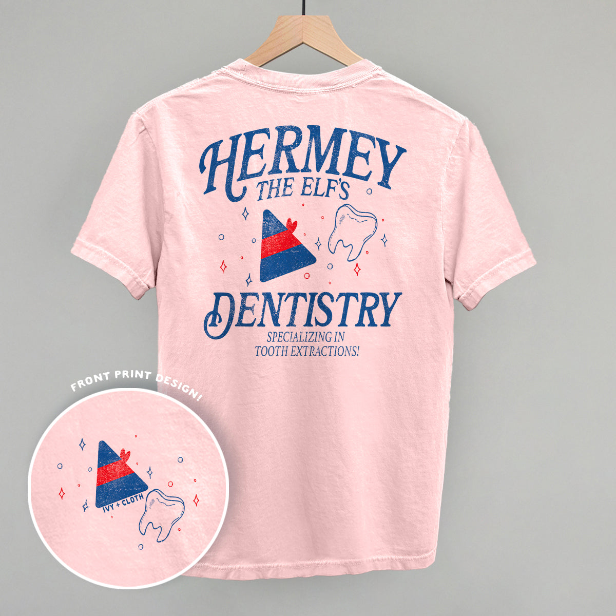 Hermey's Dentistry Christmas elf  (Back Print)