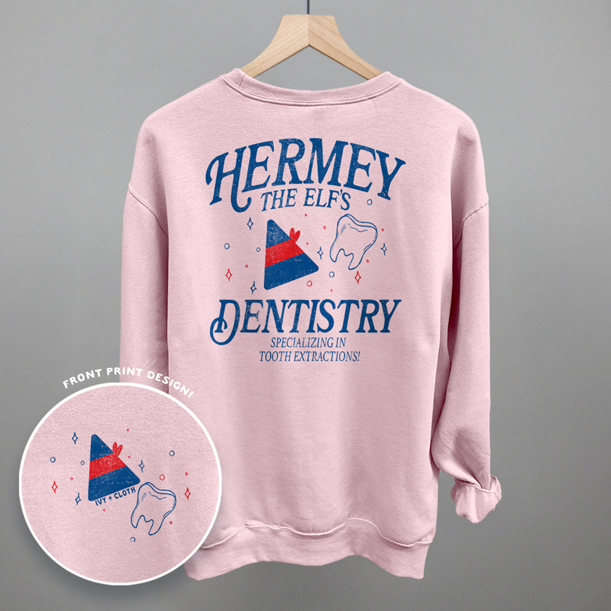 Hermey's Dentistry Christmas elf  (Back Print)