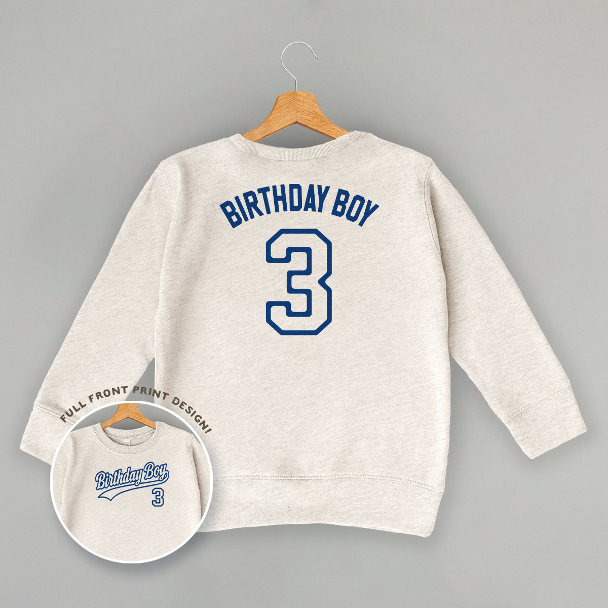 Birthday Boy Varsity #3 (Kids Back Print)