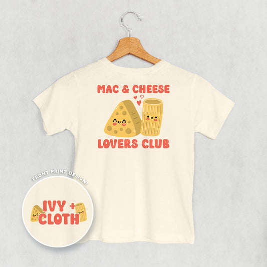 Mac & Cheese Lovers Club (Kids Back Print)